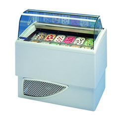 CARISMA 6 Scoop Ice Cream Display - Forced Air